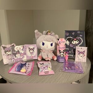 Sanrio Kuromi Plush & Accessory Bundle